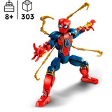 LEGO Figura para Construir: Iron Spider-Man, Juegos de construcción Juego de construcción, 8 año(s), Plástico, 303 pieza(s), 349 g