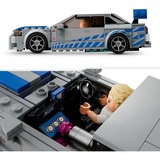 LEGO Speed Champions Nissan Skyline GT-R (R34) de 2 Fast 2 Furious, Juegos de construcción Juego de construcción, 9 año(s), Plástico, 319 pieza(s), 349 g
