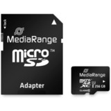 MediaRange 256 GB microSDXC, Tarjeta de memoria negro