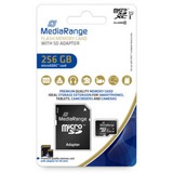 MediaRange 256 GB microSDXC, Tarjeta de memoria negro