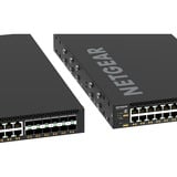 Netgear M4350-12X12F Gestionado L3 10G Ethernet (100/1000/10000) 1U Negro, Interruptor/Conmutador Gestionado, L3, 10G Ethernet (100/1000/10000), Bidireccional completo (Full duplex), Montaje en rack, 1U