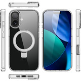 Nevox StyleShell SHOCKFlex con función de soporte, Funda para teléfono móvil transparente