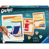 Ravensburger CreArt Gallery Wall Set - At the Beach, Pintura 