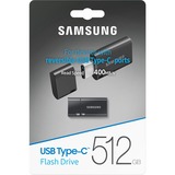 SAMSUNG MUF-512DA unidad flash USB 512 GB USB Tipo C 3.2 Gen 1 (3.1 Gen 1) Gris, Lápiz USB gris, 512 GB, USB Tipo C, 3.2 Gen 1 (3.1 Gen 1), 400 MB/s, Tapa, Gris