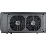 SilverStone GD10 HTPC Negro, Caja HTPC negro, HTPC, PC, Negro, ATX, CEB, uATX, Aluminio, Plástico, Acero, Lado