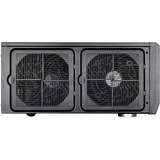 SilverStone GD10 HTPC Negro, Caja HTPC negro, HTPC, PC, Negro, ATX, CEB, uATX, Aluminio, Plástico, Acero, Lado