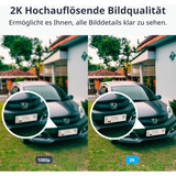 SwitchBot Outdoor Spotlight Cam 2K, Cámara de vigilancia blanco