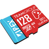 Team Group APEX SD7.1 128 GB SDXC, Tarjeta de memoria rojo/Azul