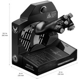 Thrustmaster VIPER TQS Negro USB Simulador de Vuelo Analógico/Digital PC, La válvula reguladora negro, Simulador de Vuelo, PC, Analógico/Digital, Alámbrico, USB, Negro