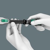 Wera 8100 SA 9 Juego de carraca Zyklop Speed, en pulgadas, 1/4", Kit de herramientas negro/Verde