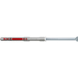 fischer Taco de vástago largo DuoXpand 8x100 T, Pasador gris claro/Rojo