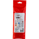 fischer Taco de vástago largo DuoXpand 8x100 T, Pasador gris claro/Rojo