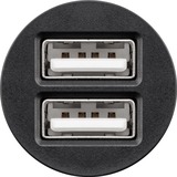 goobay 58912 cargador de dispositivo móvil Negro Auto negro, Auto, Encendedor de cigarrillos, 3,1 V, Negro