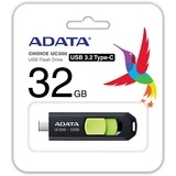 ADATA UC300 32 GB, Lápiz USB negro/Verde
