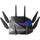 ASUS GT-AXE11000 router inalámbrico Gigabit Ethernet Tribanda (2.4 GHz / 5 GHz / 6 GHz) Negro Wi-Fi 6 (802.11ax), Tribanda (2.4 GHz / 5 GHz / 6 GHz), Ethernet, Negro, Router de sobremesa