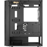 Aerocool PRISMBKV3 Caja PC ATX Negra 4 Ventiladores ARGB Frontal Lateral Cristal Templado, Cajas de torre negro, Midi Tower, PC, Negro, ATX, micro ATX, Mini-ITX, ABS, SPCC, Atrás, Frente