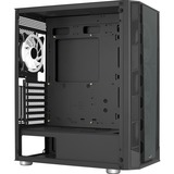 Aerocool PRISMBKV3 Caja PC ATX Negra 4 Ventiladores ARGB Frontal Lateral Cristal Templado, Cajas de torre negro, Midi Tower, PC, Negro, ATX, micro ATX, Mini-ITX, ABS, SPCC, Atrás, Frente