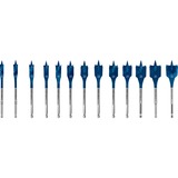 Bosch 2 608 900 336 broca Broca de punta 13 pieza(s), Conjuntos de brocas Taladro, Broca de punta, Madera blanda, Azul, Gris, 345 mm, 300 mm