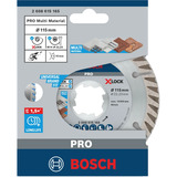 Bosch PRO Disco de corte de diamante X-LOCK MultiMaterial, Ø 125 mm, Hoja 