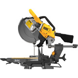 DEWALT Sierra de paneles inalámbrica XR FLEXVOLT DCS781N, 54 Voltios, Sierras de corte a inglete y a bisel amarillo/Negro