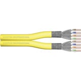 Digitus Cable de instalación profesional Cat.7a S/FTP dúplex amarillo