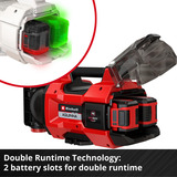 EINHELL Bomba de jardín a batería Power X-Change AQUINNA 18/30 F LED, 18 Voltios rojo/Negro