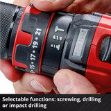 EINHELL TE-CD 18/44 Li-i, 4514287, Martillo atornillador negro/Rojo