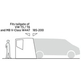 Easy Camp Tienda trasera Krossbu, Tienda de campaña gris