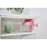 Emsa CLIP & CLOSE N1040600 recipiente de almacenar comida Rectangular Caja 0,7 L Transparente 1 pieza(s) transparente/Rojo, Caja, Rectangular, 0,7 L, Transparente, Vidrio, 420 °C