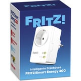 FRITZ! Smart Energy 200, Toma de corriente con interruptor blanco
