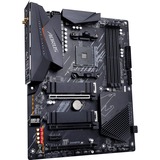 GIGABYTE B550 AORUS ELITE AX V2 Placa base - Procesadores AMD Ryzen 5000, VRM de 12+2 fases, hasta 4733 MHz DDR4, 1xPCIe 4.0 + 1xPCIe 3.0 M.2, Wi-Fi 6E, LAN 2.5GbE, USB 3.2 Gen 2 gris oscuro, VRM de 12+2 fases, hasta 4733 MHz DDR4, 1xPCIe 4.0 + 1xPCIe 3.0 M.2, Wi-Fi 6E, LAN 2.5GbE, USB 3.2 Gen 2, AMD, Zócalo AM4, AMD Ryzen 3000 Series, AMD Ryzen 4000 Series, AMD Ryzen 5000 Series, Zócalo AM4, DDR4-SDRAM, 128 GB