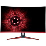 HANNspree HG 324 QJB 80 cm (31.5") 2560 x 1440 Pixeles Quad HD LED Negro, Rojo, Monitor de gaming negro/Rojo, 80 cm (31.5"), 2560 x 1440 Pixeles, Quad HD, LED, 2 ms, Negro, Rojo