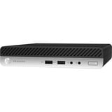 HP ProDesk 400 G4 DM Reacondicionado, Mini-PC  negro/Plateado
