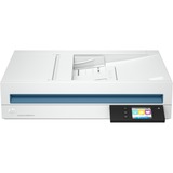 HP ScanJet Pro N4600 fnw1 Escáner de cama plana 1200 x 1200 DPI A5 Blanco, Escáner plano blanco, 216 x 356 mm, 1200 x 1200 DPI, 40 ppm, 40 ppm, 80 ipm, 80 ipm