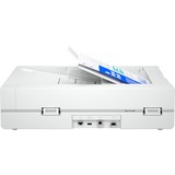 HP ScanJet Pro N4600 fnw1 Escáner de cama plana 1200 x 1200 DPI A5 Blanco, Escáner plano blanco, 216 x 356 mm, 1200 x 1200 DPI, 40 ppm, 40 ppm, 80 ipm, 80 ipm