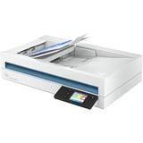 HP Scanjet Pro N4600 fnw1 Escáner plano y alimentador automático de documentos (ADF, Automatic Document Feeder) 1200 x 1200 DPI A5 Blanco blanco, 216 x 356 mm, 1200 x 1200 DPI, 40 ppm, 40 ppm, 80 ipm, 80 ipm