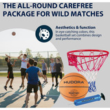 HUDORA Basketball Set Slam It, Cesta de baloncesto 