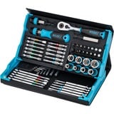 Hazet SmartCase juego de llaves de vaso y puntas 2200SC-32, 59 piezas, Conjuntos de bits negro/Azul