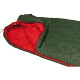 High Peak Saco de dormir momia Pak 1000 ECO verde oscuro/Rojo
