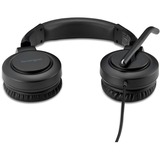 Kensington Auriculares supraaurales USB-C H1000, Auriculares con micrófono negro, Alámbrico, Llamadas/Música, 20 - 20000 Hz, 190 g, Auriculares, Negro
