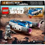 LEGO 75391 Star Wars, Microfighter: Ala-Y del Capitán Rex, Juegos de construcción 