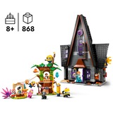 LEGO Minions y Mansión Familiar de Gru, Juegos de construcción Juego de construcción, 8 año(s), Plástico, 868 pieza(s), 1,31 kg