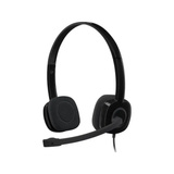 Logitech H150 Auriculares Alámbrico Diadema Oficina/Centro de llamadas Negro, Auriculares con micrófono negro, Alámbrico, Oficina/Centro de llamadas, 20 - 20000 Hz, 80 g, Auriculares, Negro