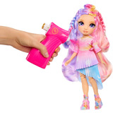 MGA Entertainment Rainbow High Air Brush & Create - Purple Eyes, Muñecos 