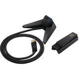 MSI AXE5400 tarjeta y adaptador de interfaz USB 2.0, Adaptador Wi-Fi USB tipo A, USB 2.0, Masculino, Negro, Windows 10, Windows 11, 102 mm