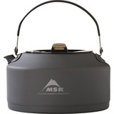 MSR Pika tetera 1 L Negro gris, 1 L, Negro, Negro, Aluminio, Metal, Tapa desmontable