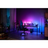 Philips Hue Hue Play Gradient Lightstrip para PC, Tira de LED negro/blanco, Philips Hue Play Gradient Lightstrip para PC, Tira de luz inteligente, Bluetooth/Zigbee, Negro, Blanco, LED, Silicona, Bombilla(s) no reemplazable(s)