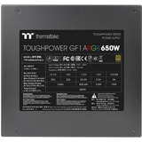 Thermaltake PS-TPD-0650F3FAGE-1 unidad de fuente de alimentación 650 W 20-pin ATX ATX Negro, Fuente de alimentación de PC negro, 650 W, 100 - 240 V, 780 W, 50/60 Hz, 10 A, Activo