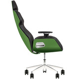 Thermaltake Silla gaming ARGENT E700 Racing Green Tela pata de gallo, Asientos de juego verde/Marrón