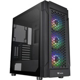 Thermaltake Versa T27 TG ARGB Midi Tower Negro, Cajas de torre negro, Midi Tower, PC, Negro, ATX, EATX, micro ATX, Mini-ITX, SPCC, Juego
